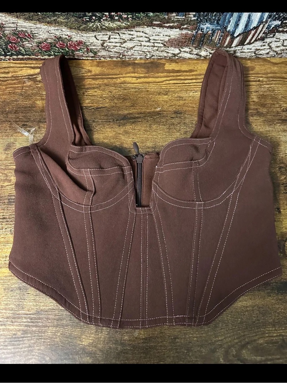 House of Cb brown top